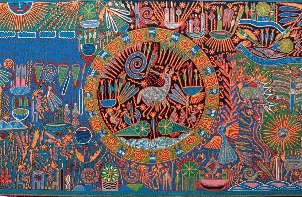 Peinture d'art huichol
