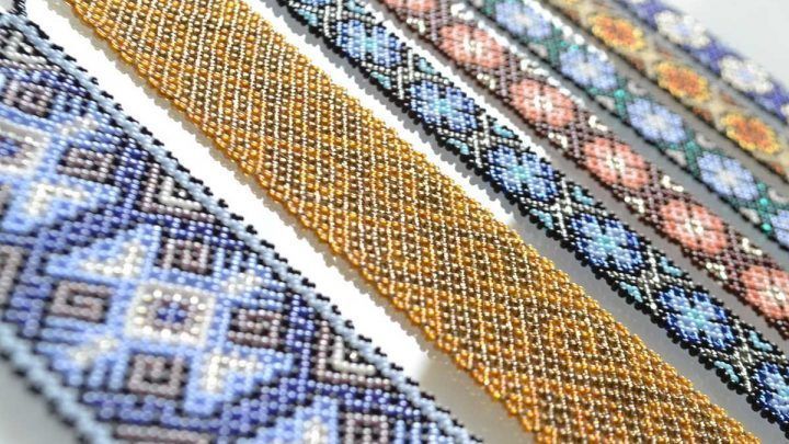 huichol art bracelets