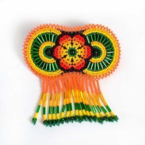 Broche de cheveux Huichol