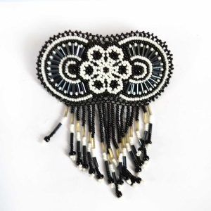 Broche de cheveux Huichol