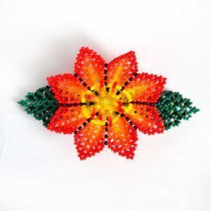 Broche de cheveux Huichol