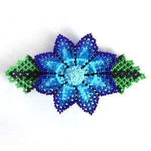 Broche de cheveux Huichol