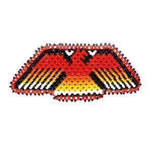 Broche de cheveux Huichol