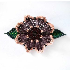Broche de cheveux Huichol