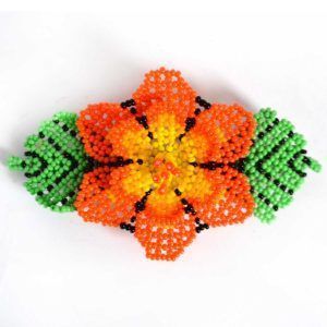 Broche de cheveux Huichol