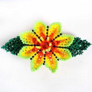 Broche de cheveux Huichol