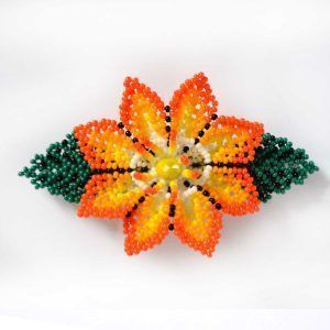 Broche de cheveux Huichol