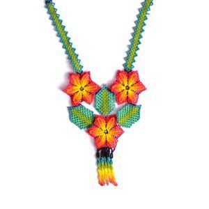 Collier Huichol microchaquita | Huichol