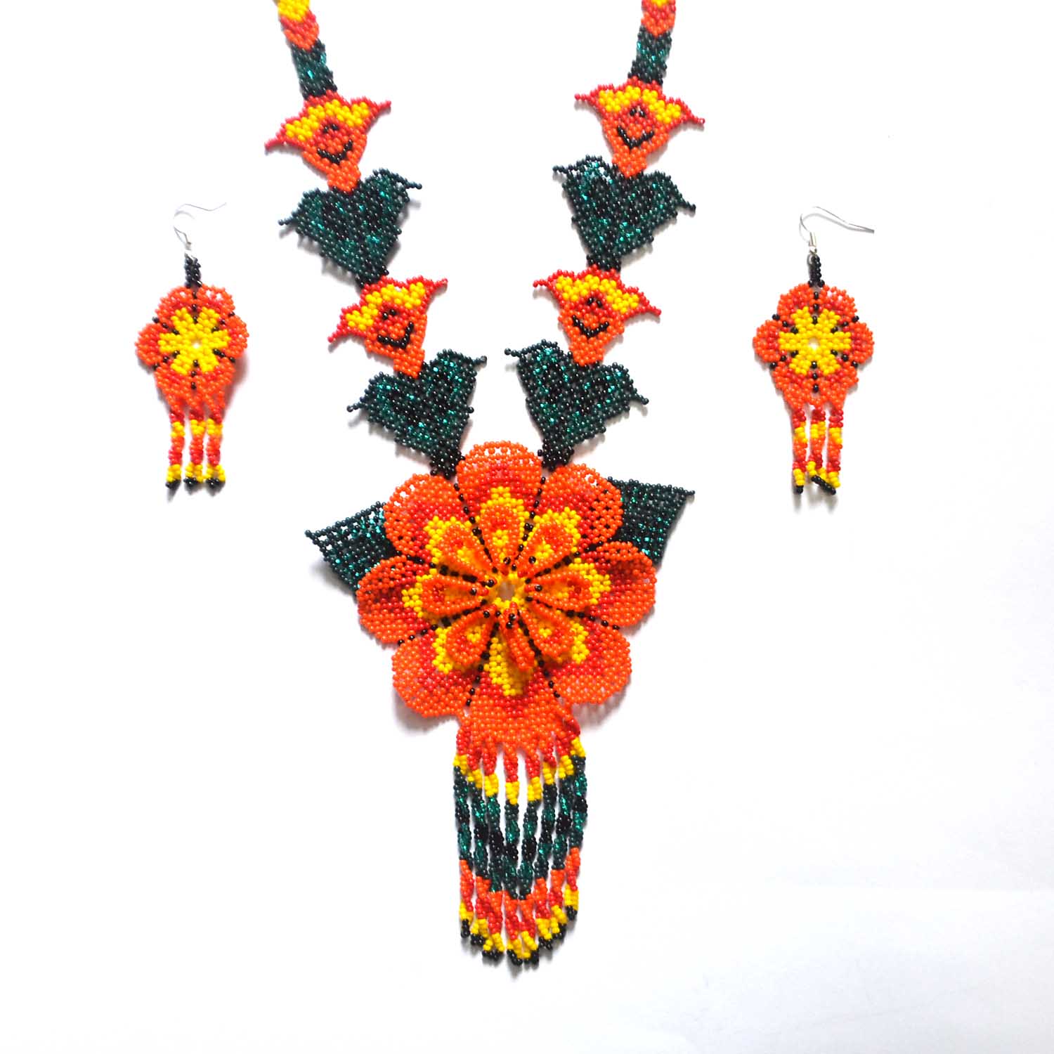 Huichol Perlenkette : Huichol