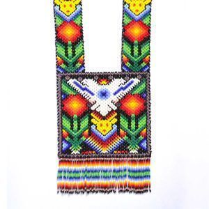 Plastron Chaquira : Huichol