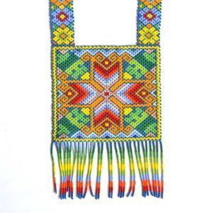 Plastron Chaquira : Huichol