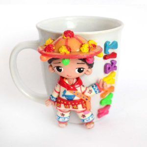 Mug en forme de figure Huichol