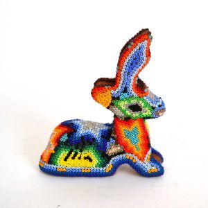 Cerf couché : Huichol Art