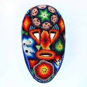 Masque : Art Huichol
