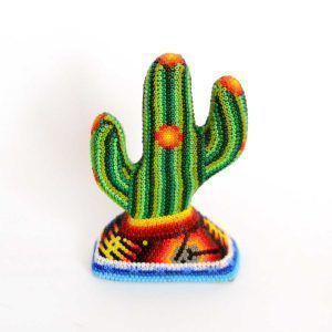 Cactus : Huichol Art : Microchaquira