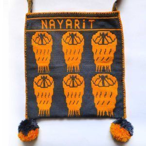Sac à dos d'art huichol
