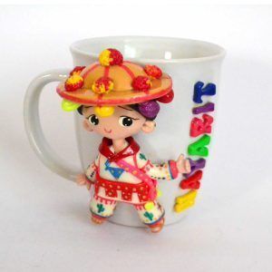 Mug en forme de figure Huichol