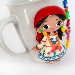 Mug en forme de figure Huichol