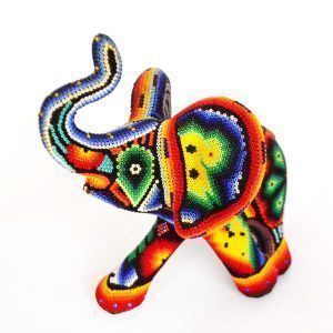 Éléphant : Art Huichol