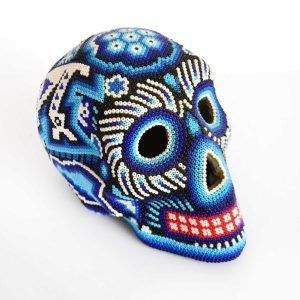 Crâne : Art Huichol