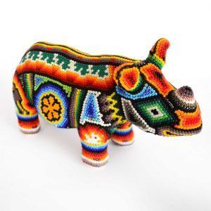Rinoceronte | Arte Huichol