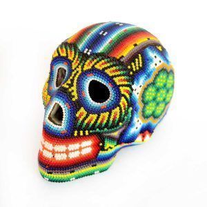 Crâne : Art Huichol