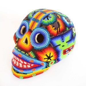 Crâne : Art Huichol
