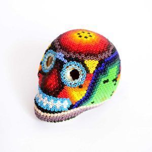 Crâne : Art Huichol