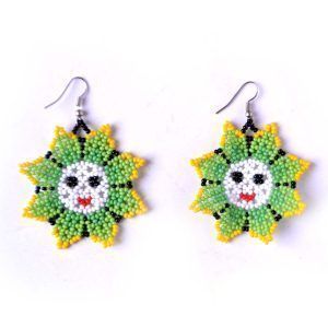 Boucles d'oreilles Chaquira | Huichol
