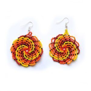 Boucles d'oreilles Chaquira | Huichol