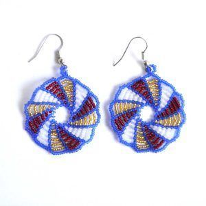 Aretes de microchaquira | Huichol