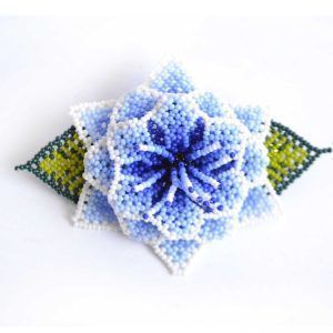 Broche de cheveux Huichol