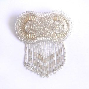 Broche de cheveux Huichol