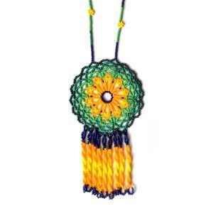 ホイチョル・ビーズ・ネックレス : Huichol