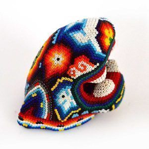 Tête de jaguar : Huichol Art