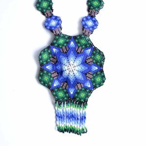Plastron Chaquira : Huichol