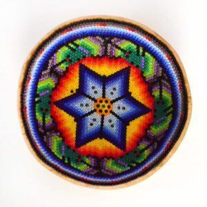 Jicara de l'art Huichol