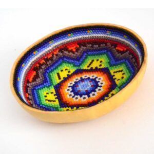 Jicara de l'art Huichol