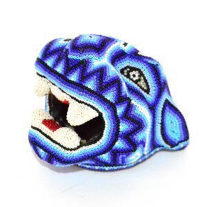 Tête de jaguar Huichol