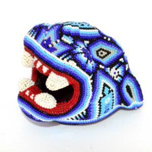 Tête de jaguar Huichol