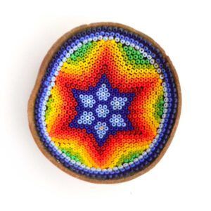 Jicara de l'art Huichol