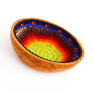 Jicara de l'art Huichol