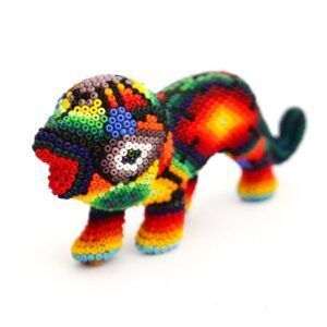 Art Huichol Lion