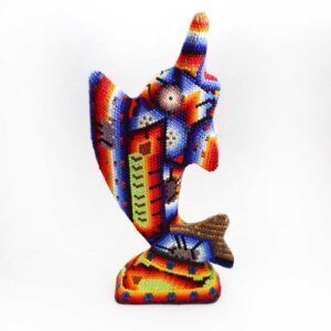 Pez vela de arte huichol