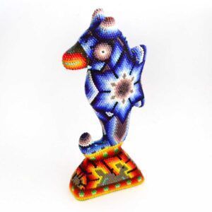 Hippocampe d'art huichol