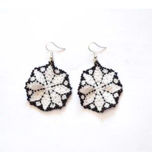 Boucles d'oreilles en microcristal