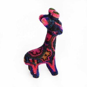 Girafe d'art huichol