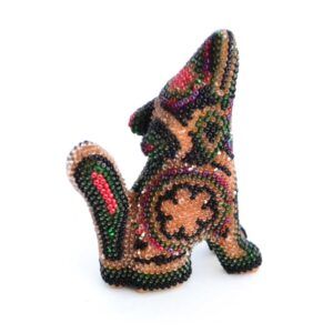 Loup d'art huichol