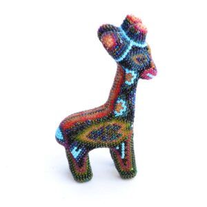 Girafe d'art huichol