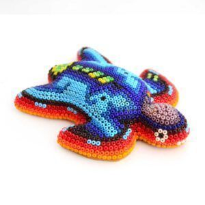 Art Huichol tortue
